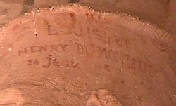 Abu Simbel - altes Graffiti