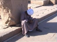 Eingenickt im Tempel von Kom Ombo