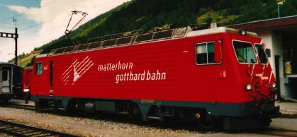 Matterhorn-Gotthard auf dem Nebengleis